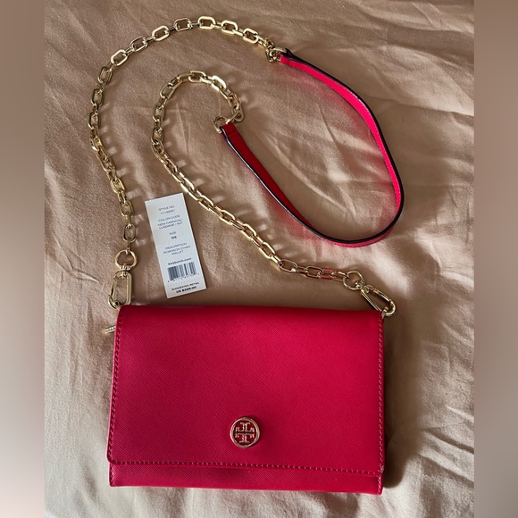 Tory Burch Robinson chain wallet in New Carnival - Picture 1 of 5